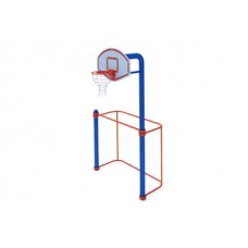 Ворота для игры в мяч и баскетбольная стойка W-06-010